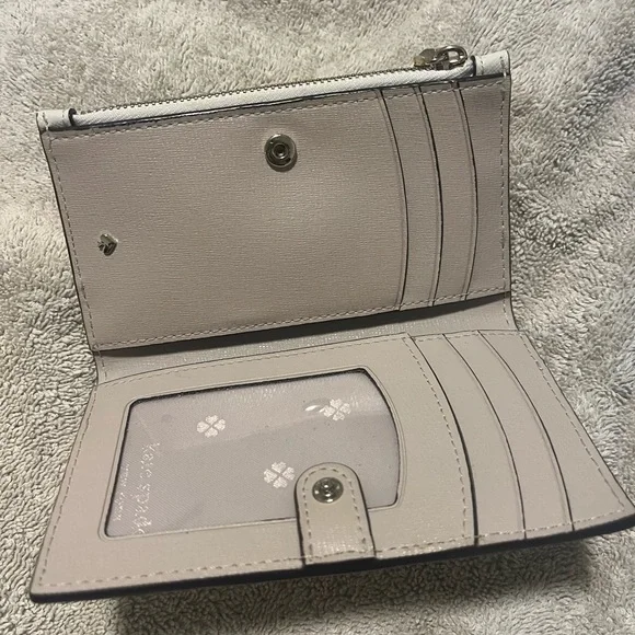 Kate Spade White and Brown Women's Wallet - Picture 4 of 4